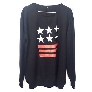 Black Sweater Red Stars
